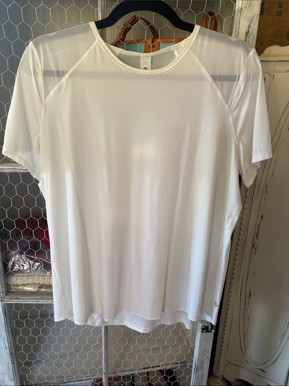 lululemon athletica White Short-Sleeve Performance Tee